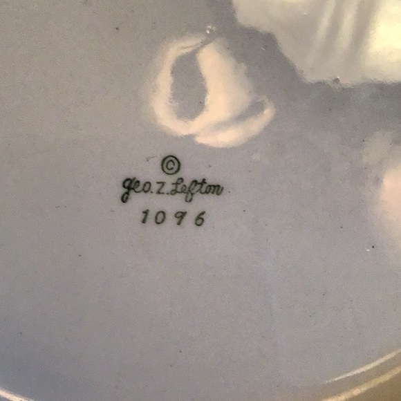 1957 geo.z.Lefton Christmas Tree Plate - Picture 5 of 5
